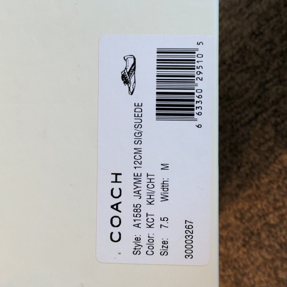 Coach Shoes like NEW - Picture 7 of 8
